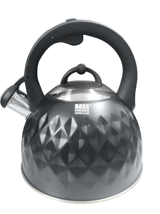 Bass Polska Wasserkocher Edelstahl Gray 3000ml