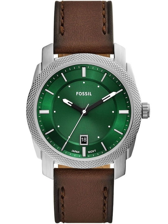 Fossil Men's Watch 42mm Battery with Brown Leather Strap