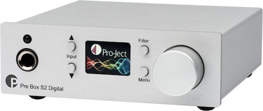Pro-Ject Audio Pre Box S2 Επιτραπέζιος Ψηφιακός Ενισχυτής Ακουστικών Καναλιών