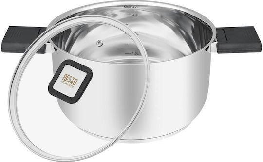 Resto Deep Pot made of Aluminum 3.2lt / 20cm Resto Deep Pot made of Aluminum 3.2lt / 20cm