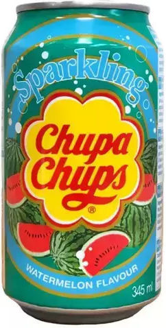 Chupa Chups Soft Drink Watermelon with Carbonation 345ml