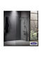 Devon Shower Screen for Shower with Sliding Door 57-59x200cm Clean Glass Chrome