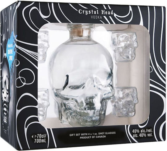 Crystal Head Σύνθεση με Ποτήρια 700ml