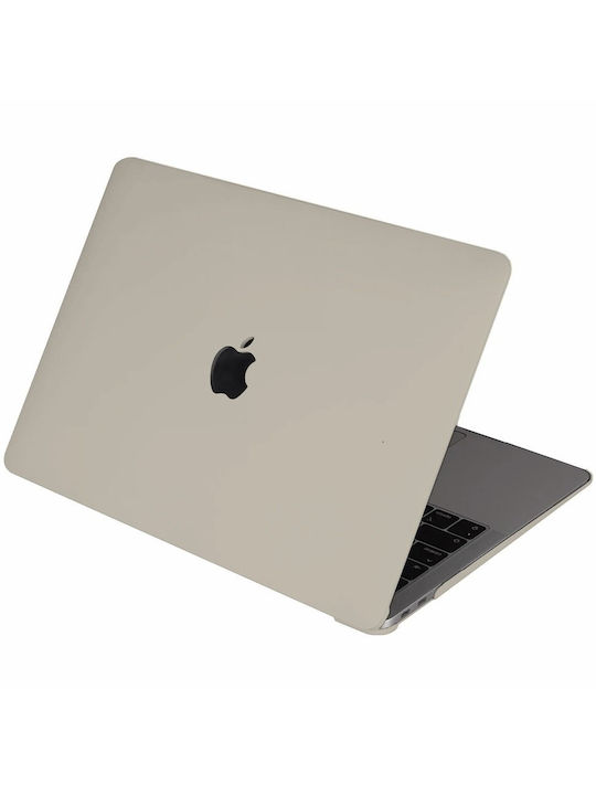 Калъф за Macbook Air 13 A2337 M1 A2179 A1932 Твърд Бежов