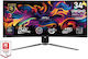 MSI MPG 341CQPX Ultrawide QD-OLED HDR Curved Monitor 34" QHD 3440x1440 240Hz with Response Time 0.03ms GTG