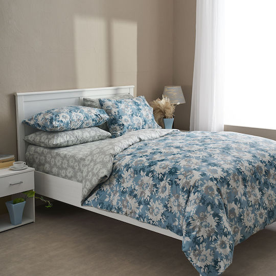 Charalambidis Textiles Kissenbezug-Set Oxford Blau 50x70cm.