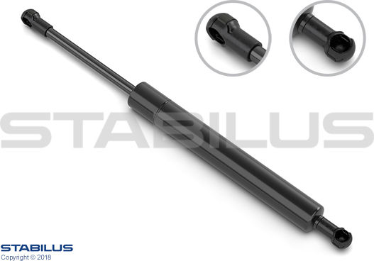 Stabilus Șoc Portbagaj Dreapta Stânga Lungime Maximă 308.5mm Suv 70.5mm Chrysler Sebring Cabriolet 07.07-12.10