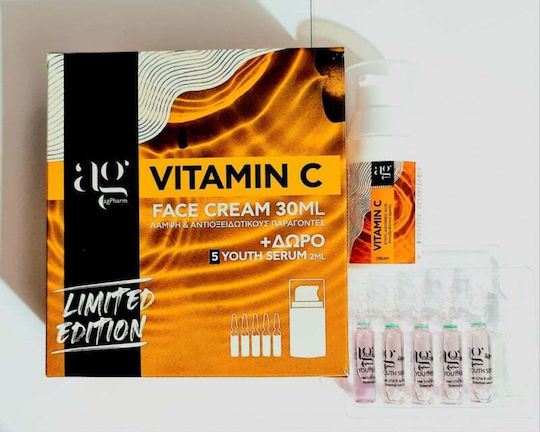 Ag Pharm Vitamin C Σετ Περιποίησης για Ενυδάτωση & Λάμψη 2τμχ