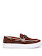 Leder Herren Mokassins in Braun Farbe