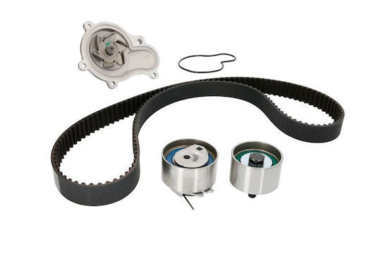 Timing Belt Synchronization Set 146 Teeth Width 28 Mm Water Pump Pulley Chrysler Pt Cruiser Sebring Voyager Iv Dodge Jeep 2.4 02.00-12.10 Ina