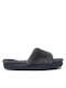 Geschlossene Lederne Damen Hausschuhe Gray