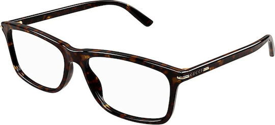 Gucci Men's Acetate Brown Tortoise Gucci GG1447O 002