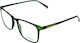 Skechers Männlich Kunststoff Brillenrahmen Grün SE3216 53097