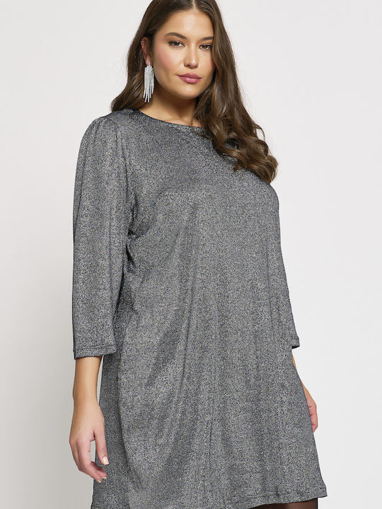Mini Abendkleid Silber