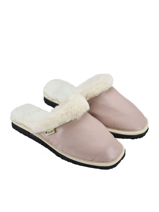 Anatomical Leather Women's Slippers Orange