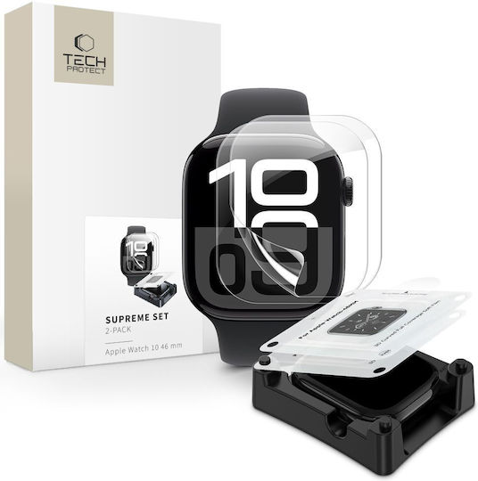 Tech-Protect Displayschutzfolie für das Apple Watch 10 (46 mm) - Tech-Protect 2Stück