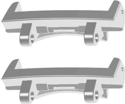 Metal Conversion Adapters Connector T-rex3 To 22mm Silver