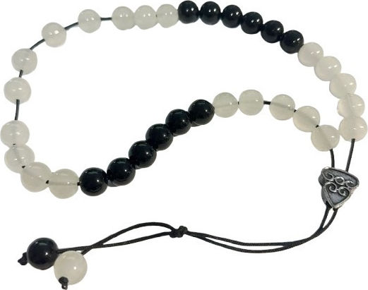Panora Perle de îngrijorare de lungime 27buc Negru