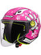 LS2 Funny II Paws Pink Παιδικό Κράνος Μηχανής Jet ECE 22.06 1100gr
