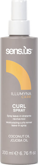 Illumyna Care Curl Spray 200ml By Sensus Σπρέι Φροντίδας Αναζωογόνησης Σγουρά Σπαστά Μαλλιά