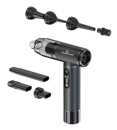 Powertech Powertech Car Handheld Vacuum Dry Vacuuming with Power 75W & Lighter Cable 12V