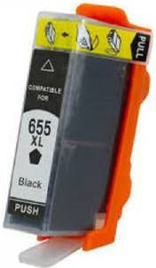 Atlas Συμβατό Μελάνι Εκτυπωτή InkJet HP HP No.655XL BLACK Μαύρο 1τμχ
