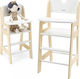 Viga Toys White Wooden Doll High Chair Lumarko 13965419 6971608442377