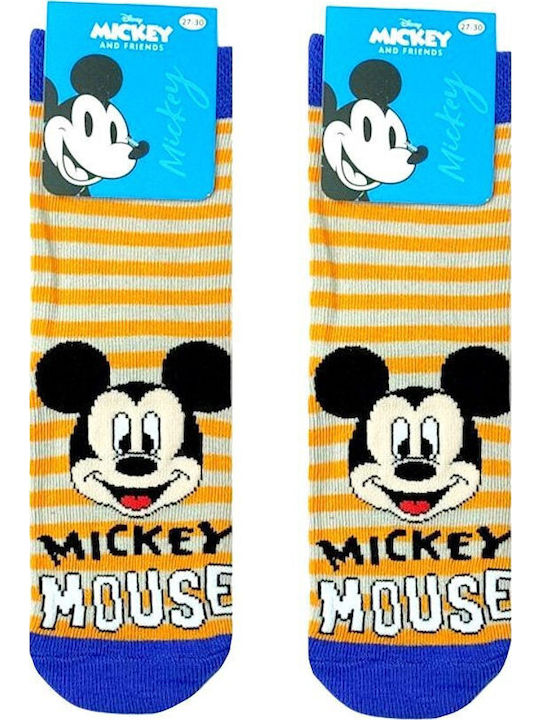 Disney Kids' Socks Mickey Orange