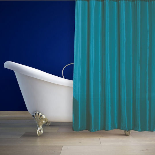San Lorentzo Stylish Sails 8191 Duschvorhang Stoff 180x180cm Turquoise 1030tir