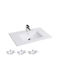 Tema Inset / Countertop Sink Porcelain x71cm White