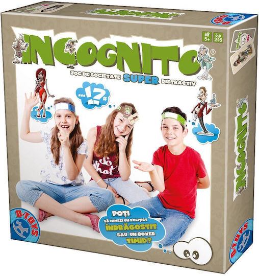 Joc de Societate Incognito pentru 2+ Jucători 5+ Ani D-Toys