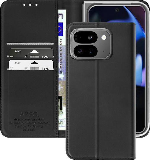 Abeel Case Google Pixel 9 Pro Fold Anti-rfid Wallet Black