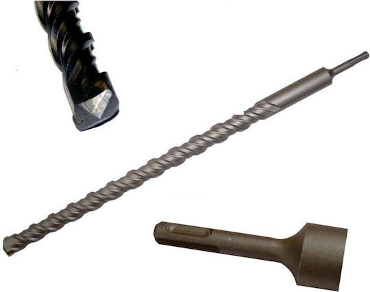 Bass Polska Burghiu Carbură cu Tija SDS Plus pentru Materiale de construcție 10x160mm
