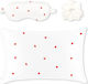 Love Snoozzy Silver Cloud Σετ Μαξιλαροθήκες Λευκές 50x75εκ.