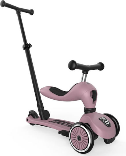 Scoot & Ride Trotinetă Copii Highwaykick 1 Push and Go cu 3 Roți cu Scaun pentru 1-5 Ani Wildberry
