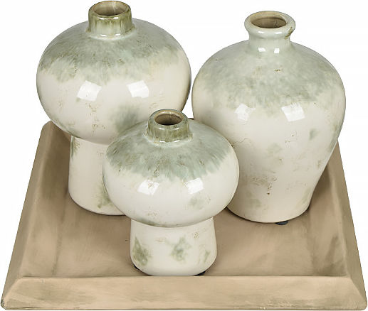 Decorative Tray Set 'ivy P032 31x31x5y