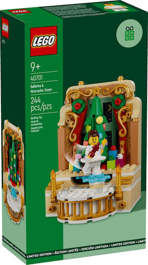 LEGO Building Blocks Ballerina & Nutcracker Scene Christmas for 9+ Years 244 Pieces