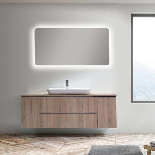 Mabo Blat cu Lavoar & Oglindă cu lumină Laminate