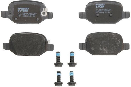 Set De Placute Pentru Frana Cu Discuri Spate Trw Fiat 500l 0.9-1.6d 09.12 Înălțime 43.9mm Lățime 95.8mm Grosime 17.0mm Senzor De Uzură Da