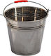 Κουβάς Χερούλι Inox 16lt Cresman