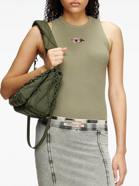 Diesel M-caddix Γυναικεία Μπλούζα Αμάνικη Green