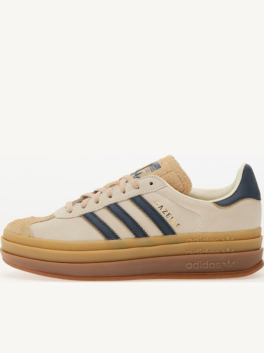 adidas gazelle silver green womens adidas Gazelle Bold - GS main image 1