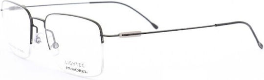 Morel Männlich Metallisch Brillenrahmen Schwarz 30158L MG09