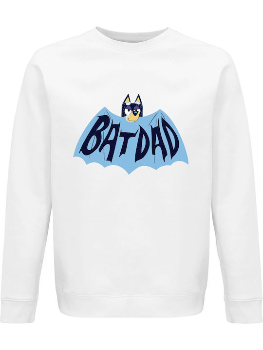 Суитшърт унисекс органичен "batdad Bluey Ft Bat...