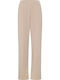 Hohe Taille Jogginghose Breit white