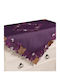 Silk Fashion Kariert 19315 Purple 130x130cm