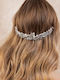 Rosarina Wedding Headpiece Ba22 Hair Jewelry Beads Pearls Silver Hrd-ba22