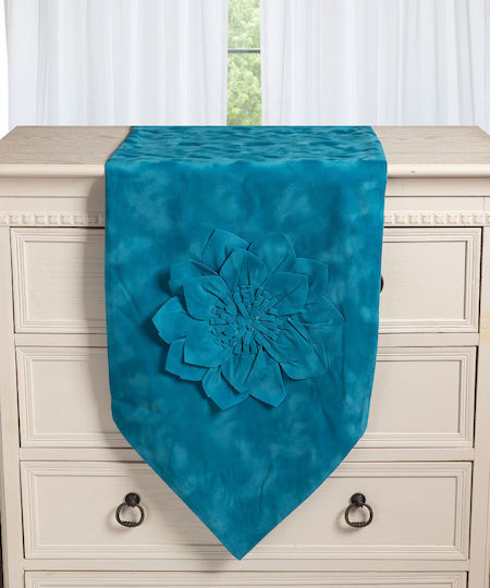 Silk Fashion Ράνερ 97β13 Τυρκουάζ 40x180εκ. Silk Fashion Ράνερ 97β13 Τυρκουάζ 40x180εκ.