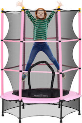 HomCom Outdoor Trampoline Diameter 140cm with P...