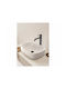 Roca Aufgesetztes Waschbecken Porzellan 50x37x11cm White